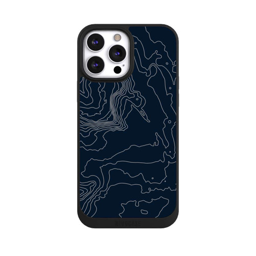 Apple iPhone 13 Pro Max NIVOpure Berg Höhenlinien Dunkel