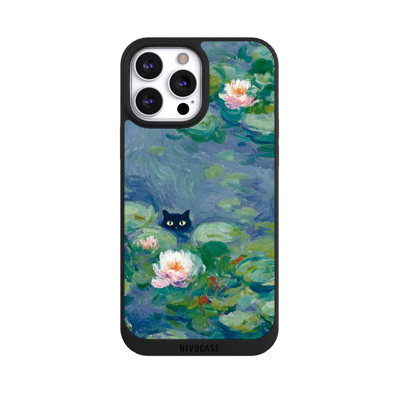 iPhone 13 Pro Max NIVOpure Cat in the Pond Painting