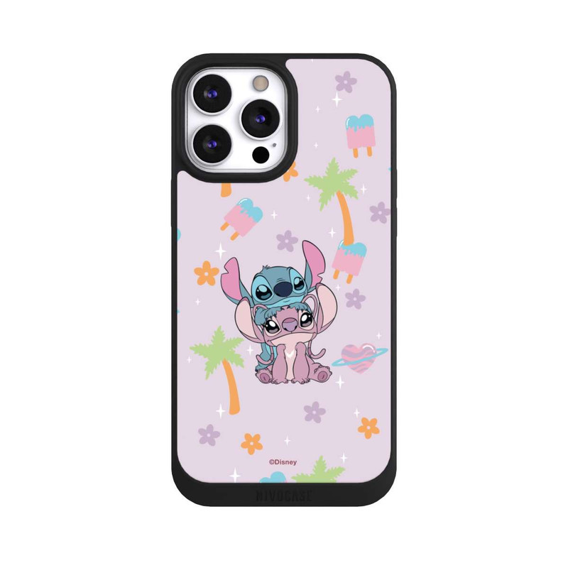 iPhone 13 Pro Max NIVOpure Stitch and Angel Cute Couple