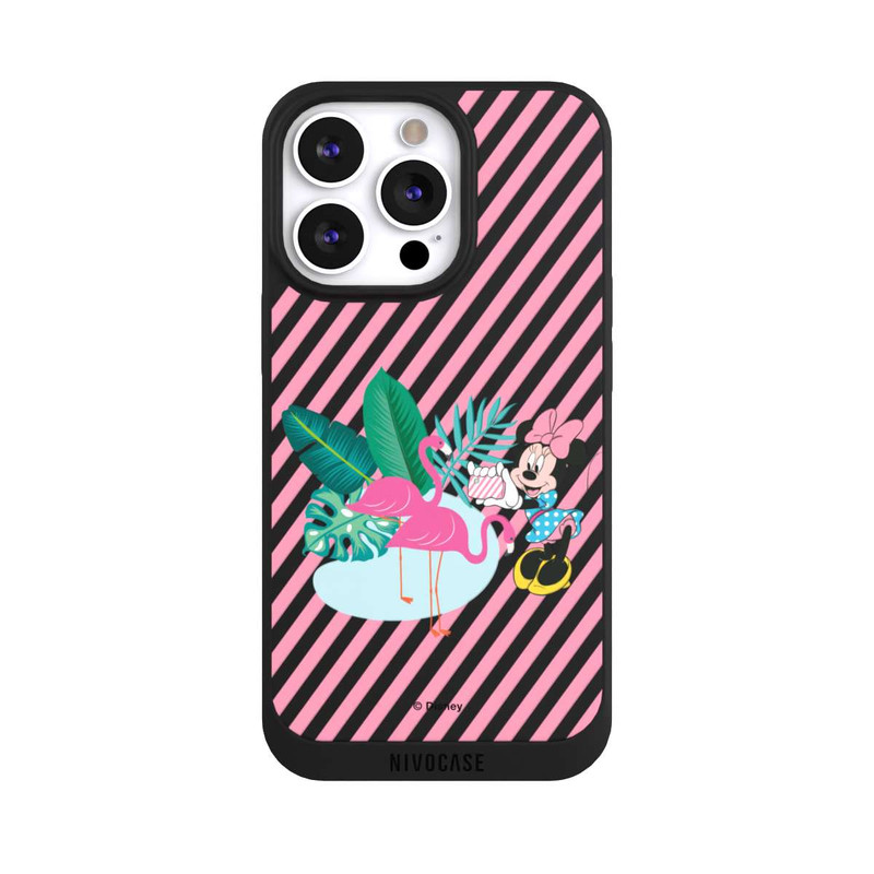 iPhone 13 Pro NIVOpure Minnie Flamant Rose sans Fond