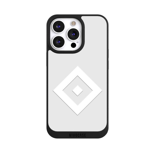 Apple iPhone 13 Pro NIVOpure Rauten Logo auf HSV Grau