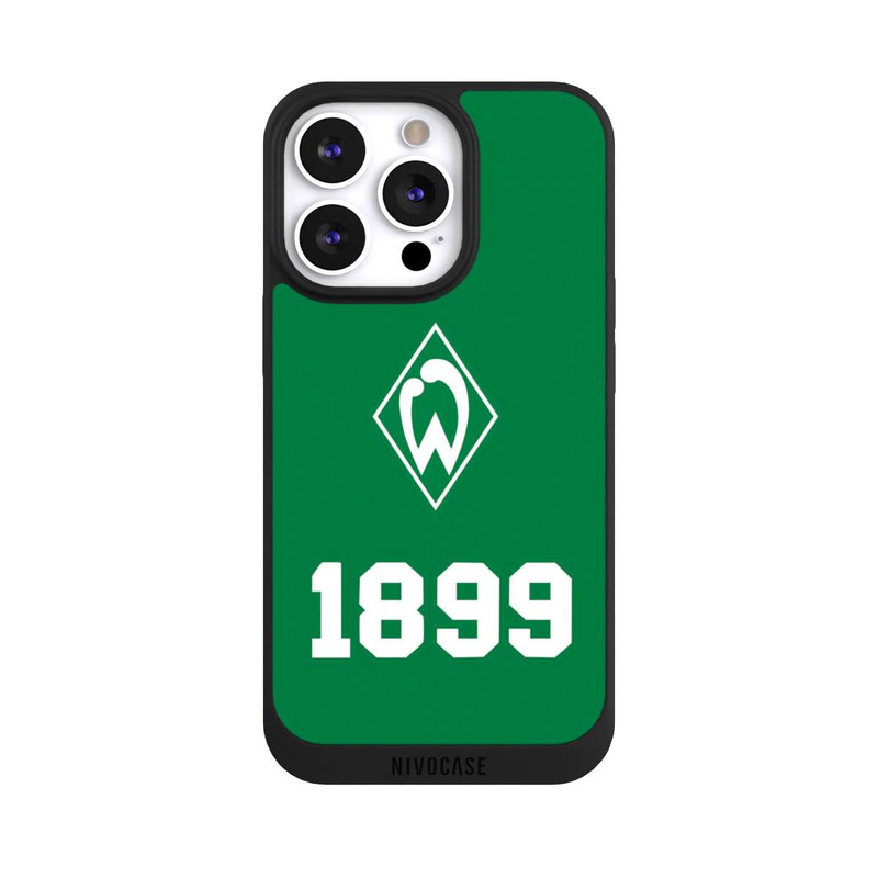 iPhone 13 Pro NIVOpure 1899 Grün-Weiß Lebenslang Grün - Werder Bremen
