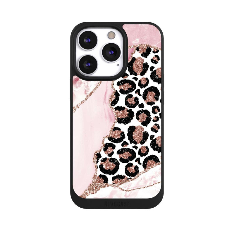iPhone 13 Pro NIVOpure Motifs et textures rose lisse