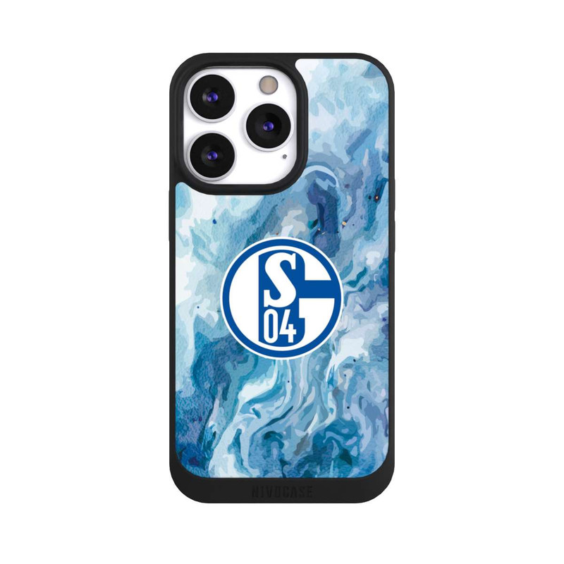 iPhone 13 Pro NIVOpure Schalke 04 Flüssig Blau