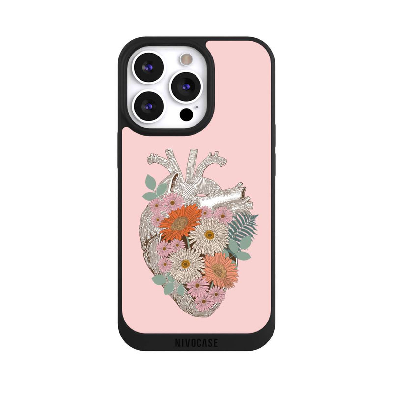 iPhone 13 Pro NIVOpure Cœur Fleuri Vintage