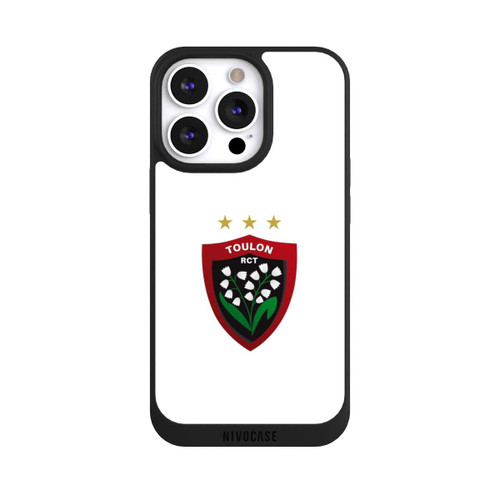 Apple iPhone 13 Pro NIVOpure Logo RC Toulonnais Blanc