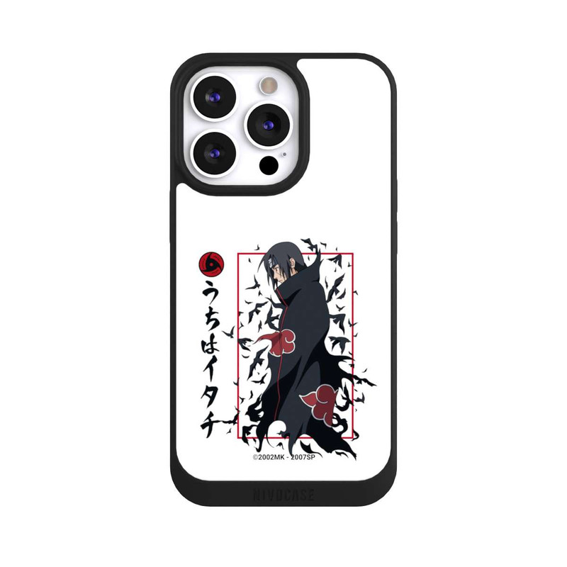 iPhone 13 Pro NIVOpure Les corbeaux Itachi blanche