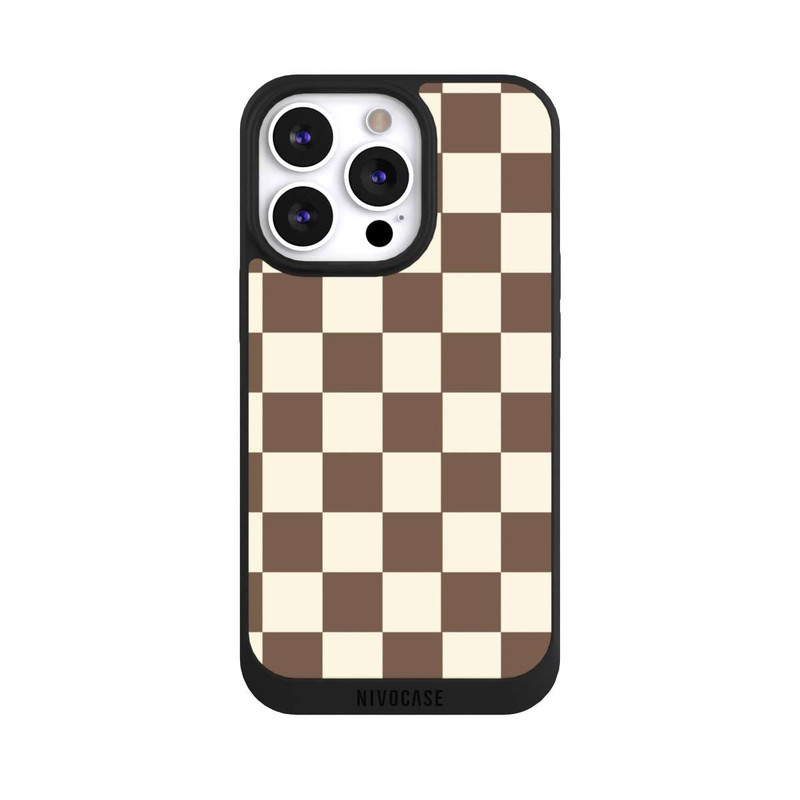 iPhone 13 Pro NIVOpure Damier brun