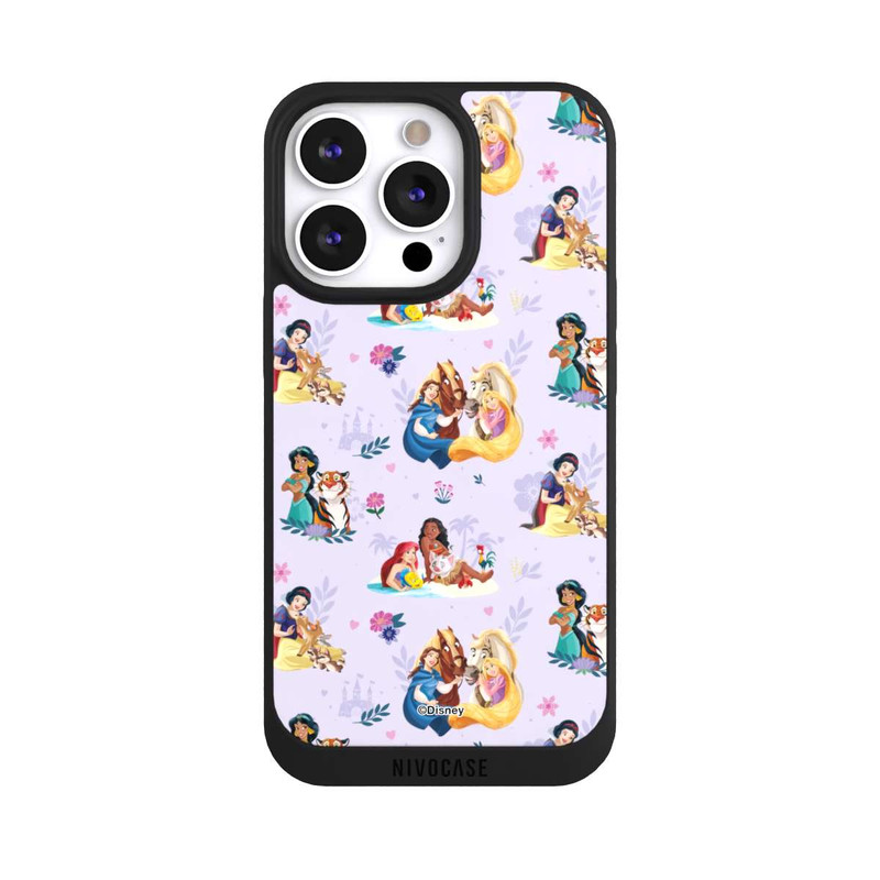 iPhone 13 Pro NIVOpure Princess Floral Pattern Purple