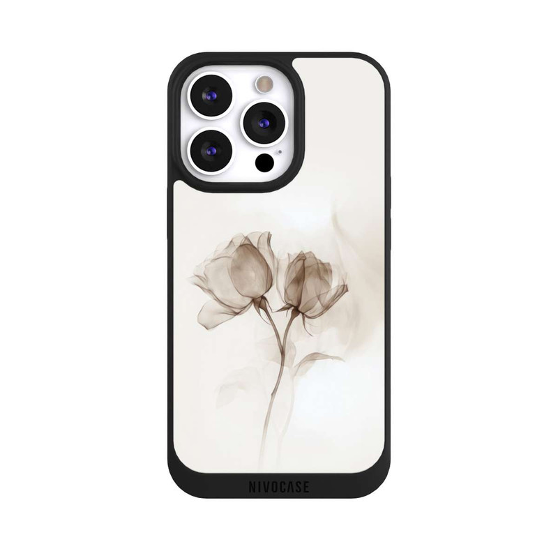 iPhone 13 Pro NIVOpure Braune Rose Blume Nebel