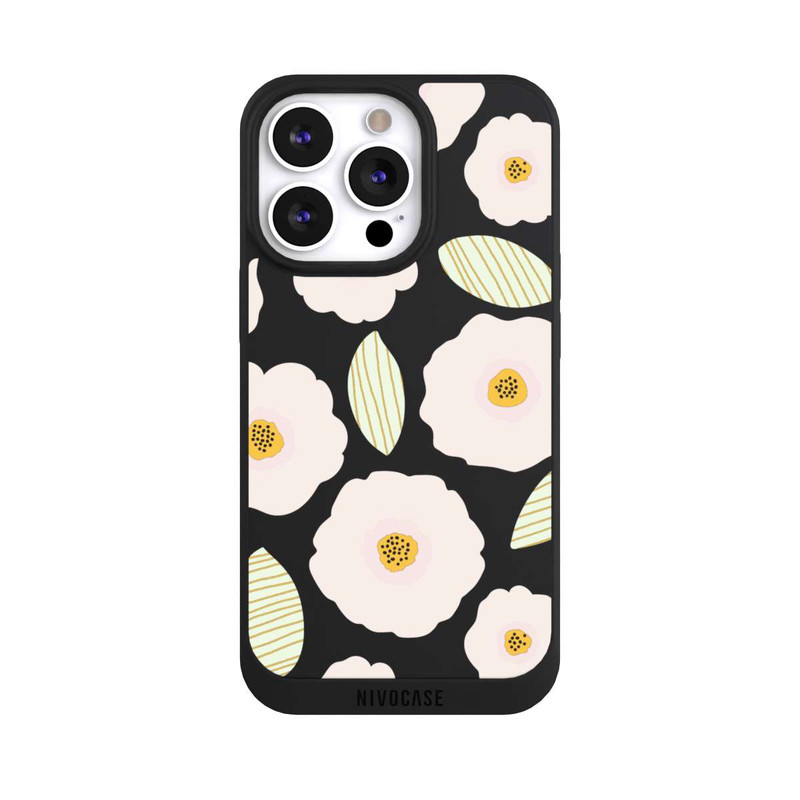 iPhone 13 Pro NIVOpure Simple Pastell Flowers Light Transparent