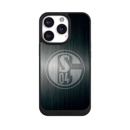 Apple iPhone 13 Pro NIVOpure Schalke 04 Metall Look
