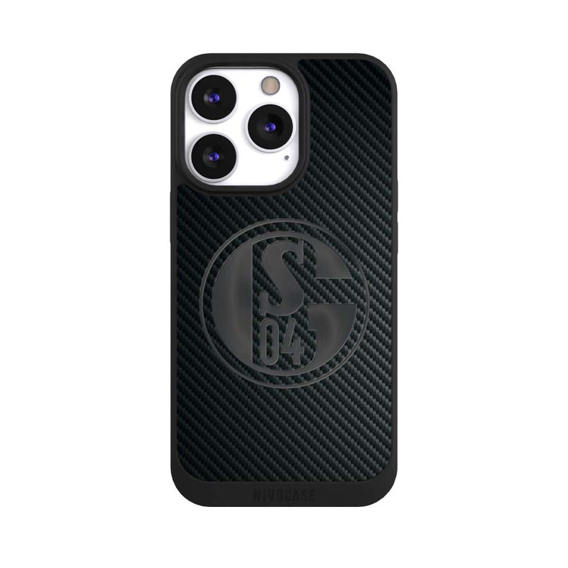 iPhone 13 Pro NIVOpure Schalke 04 Carbon Look