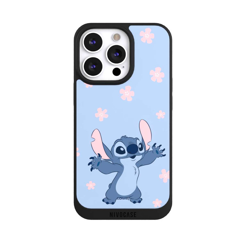 iPhone 13 Pro NIVOpure Stitch Pastel Flowers Blue