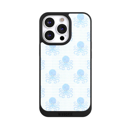 Apple iPhone 13 Pro NIVOpure Blue Watercolor Octopus