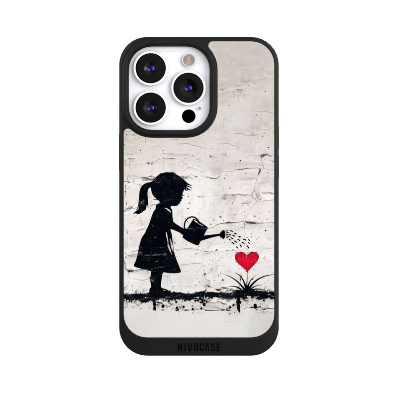 iPhone 13 Pro NIVOpure Girl Watering Bunch of Flowers 