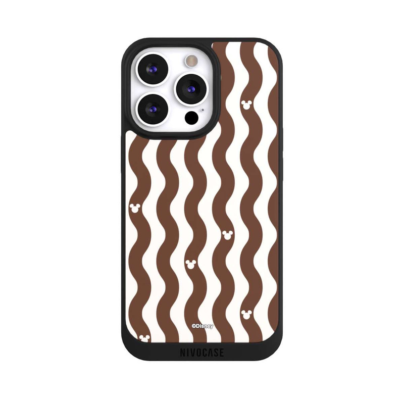 iPhone 13 Pro NIVOpure Micky Muster Braune Wellen