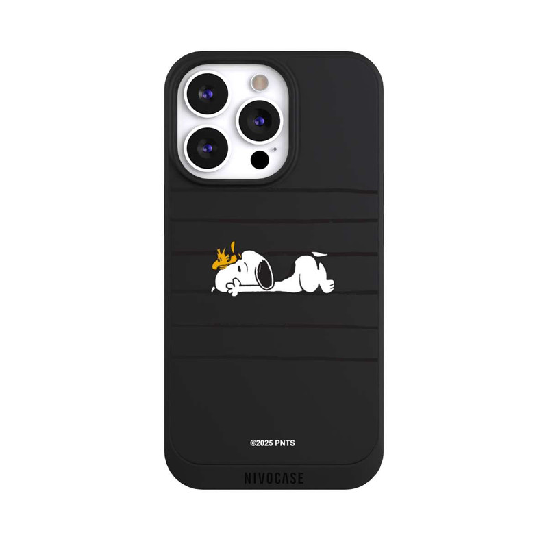 iPhone 13 Pro NIVOpure Snoopy Woodstock Streifen Peanuts Transparent