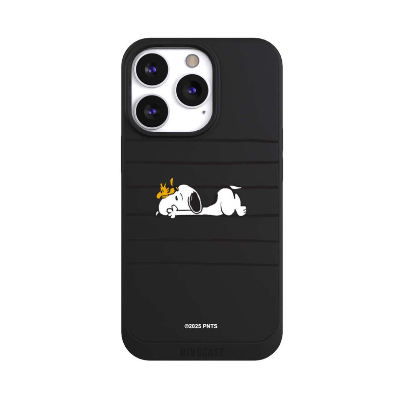 iPhone 13 Pro NIVOpure Snoopy Woodstock Stripes Peanuts Transparent