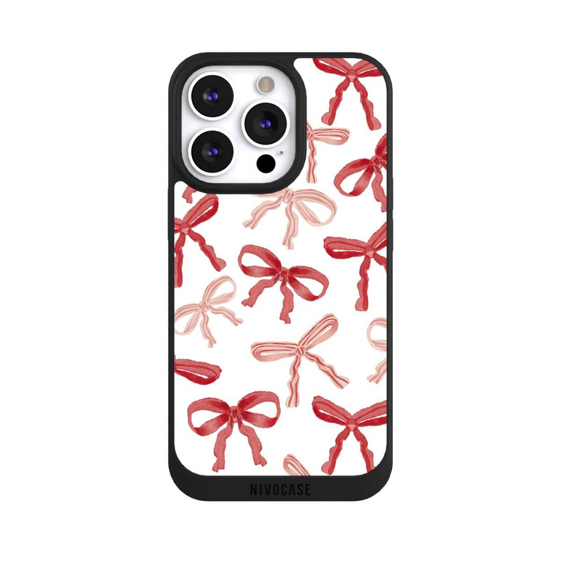 iPhone 13 Pro NIVOpure Rote Schleifen Muster