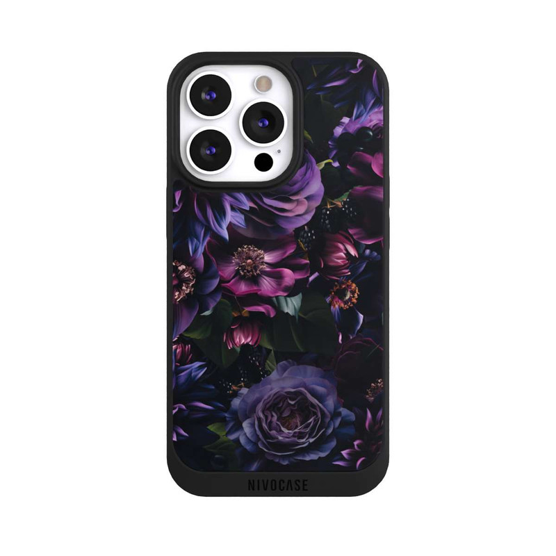 iPhone 13 Pro NIVOpure Dunkle Lila Blüten 