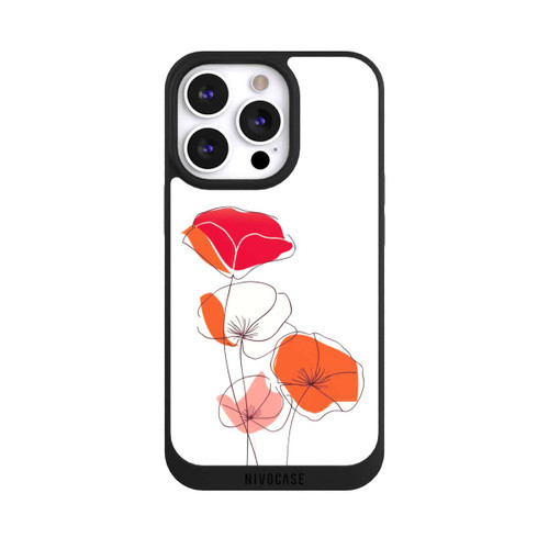 Apple iPhone 13 Pro NIVOpure Poppies Line Art