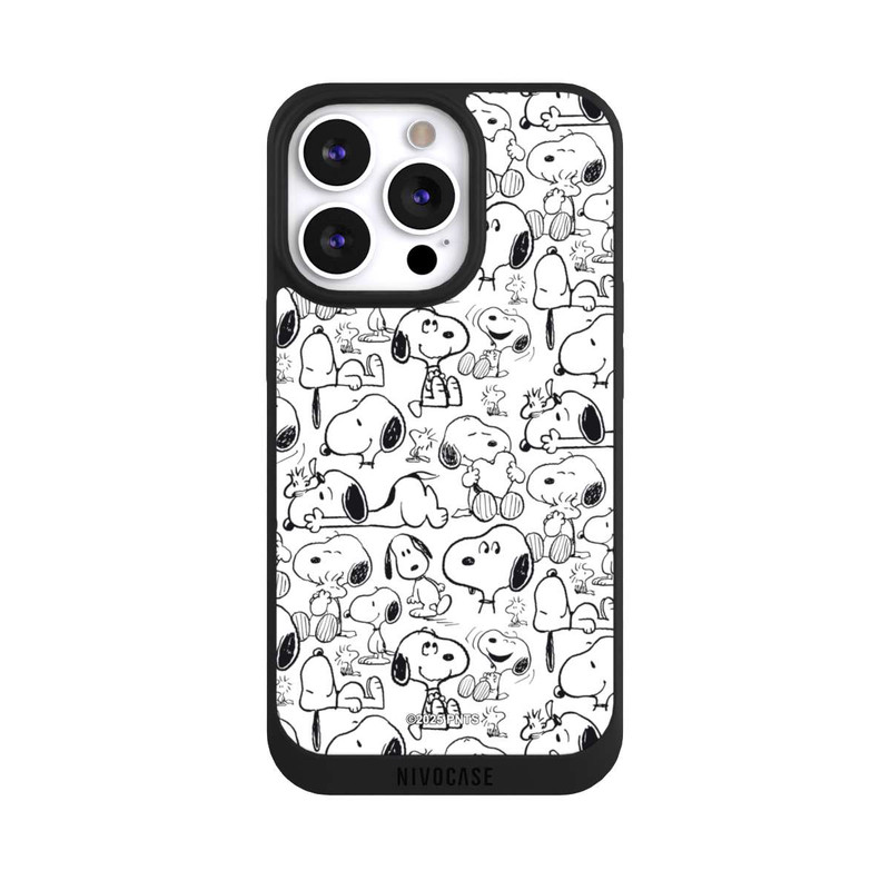 iPhone 13 Pro NIVOpure Classic Snoopy Pattern White