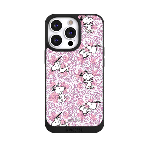 Apple iPhone 13 Pro NIVOpure Peanuts Pink Roses Pattern