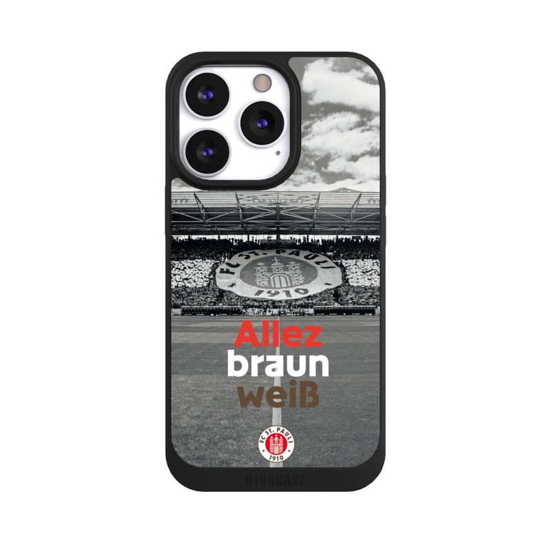 iPhone 13 Pro NIVOpure FC St. Pauli Allez braun weiss