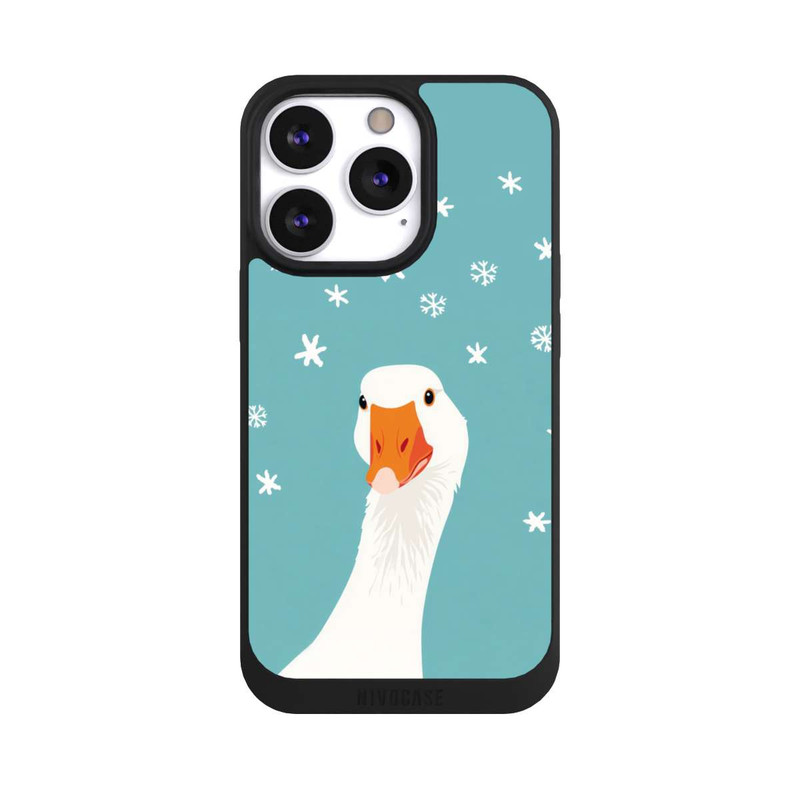 iPhone 13 Pro NIVOpure Funny Goose Stars Blue with AI