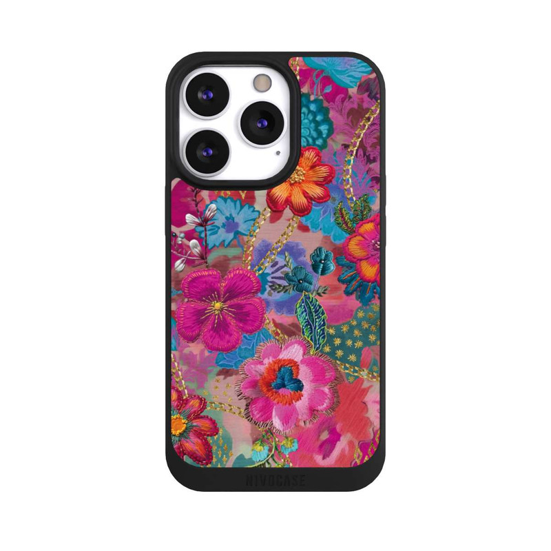 iPhone 13 Pro NIVOpure Patchwork Blumen Mit KI