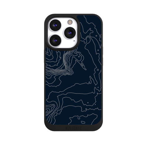 Apple iPhone 13 Pro NIVOpure Berg Höhenlinien Dunkel