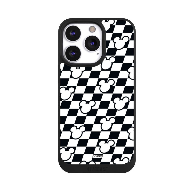 iPhone 13 Pro NIVOpure Happy Racing Pattern Mickey Mouse Motorsport