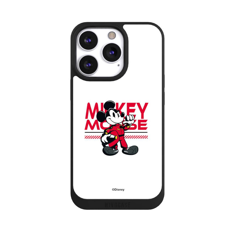 iPhone 13 Pro NIVOpure Micky Maus Rennfahrer Weiß