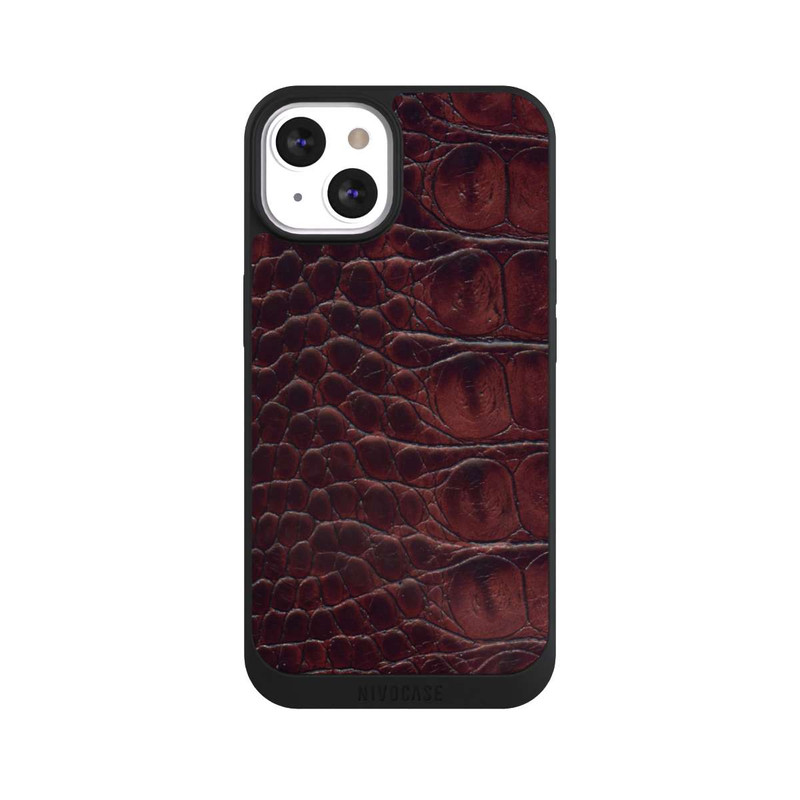 iPhone 13 NIVOpure Cuir de Crocodile