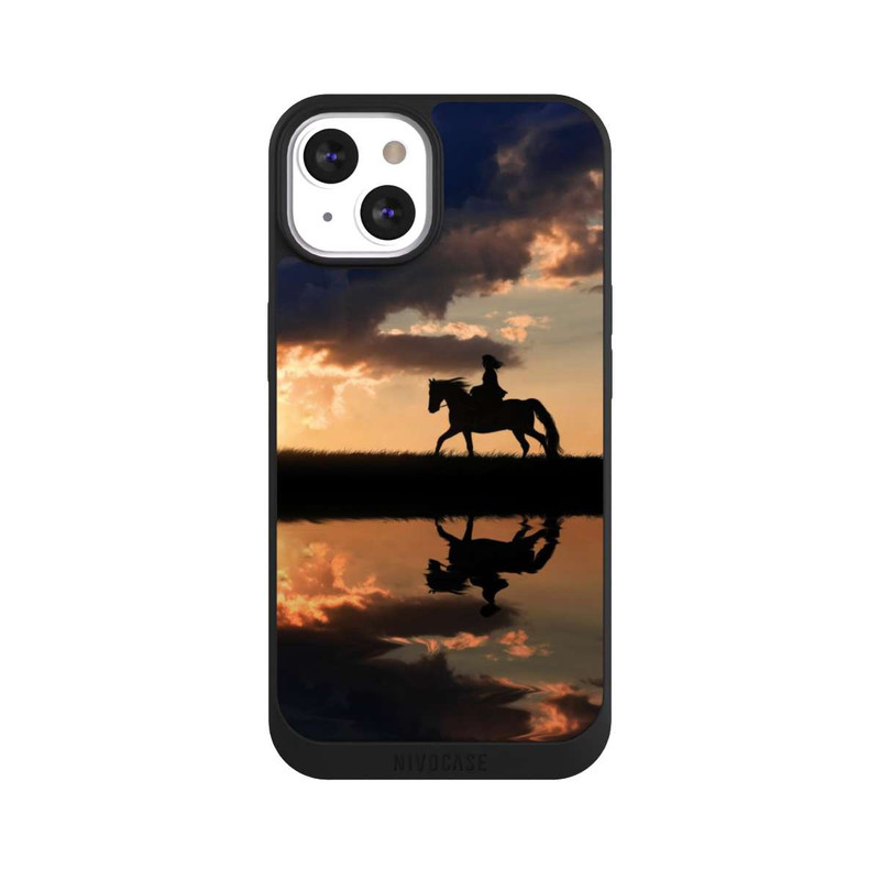 iPhone 13 NIVOpure Ausritt im Sonnenuntergang