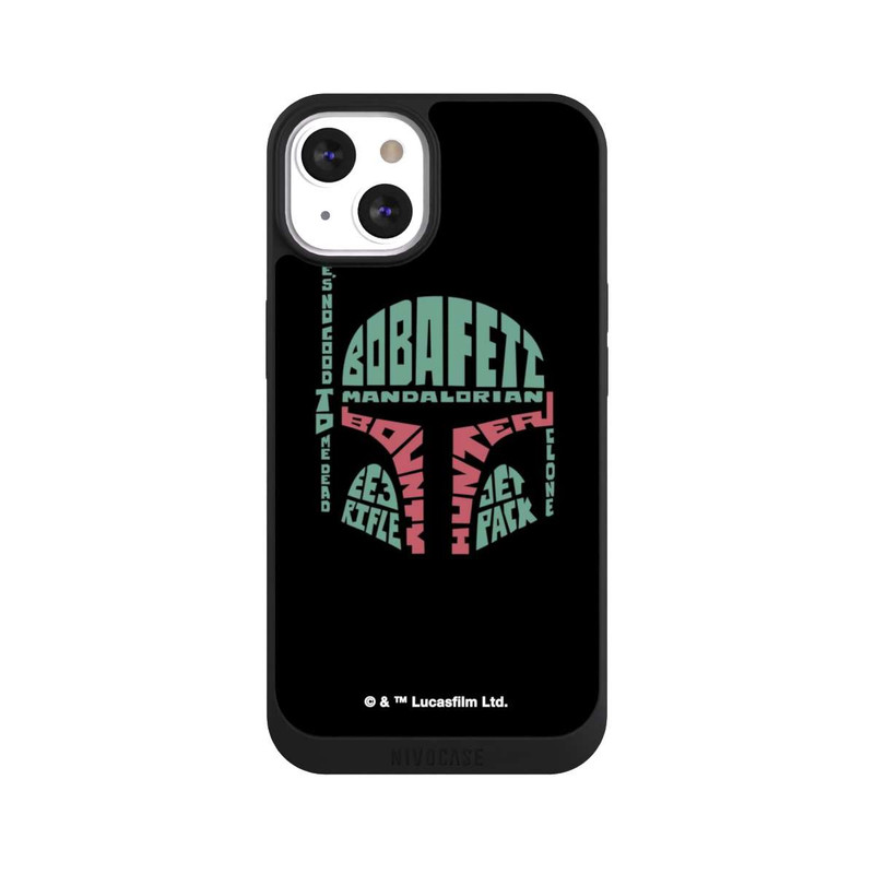 iPhone 13 NIVOpure Boba Fett Typo Graphique