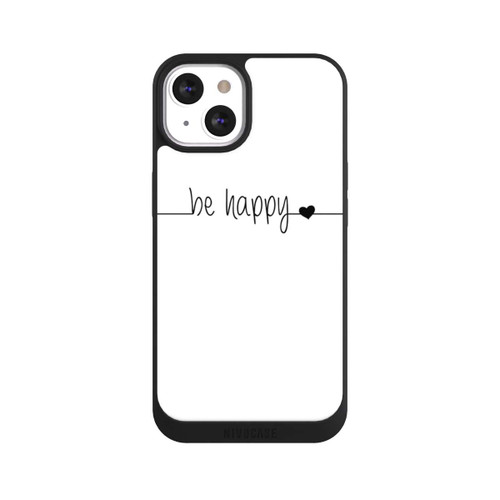 Apple iPhone 13 NIVOpure Be Happy Weisser Hintergrund