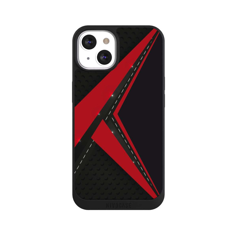 iPhone 13 NIVOpure Carbon for Men - Red