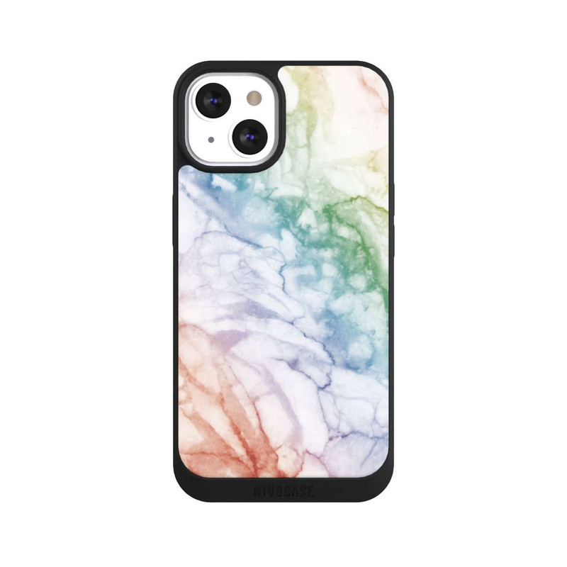 iPhone 13 NIVOpure Marbre Arc-En-Ciel