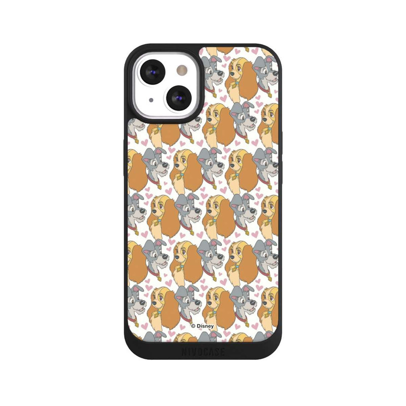 iPhone 13 NIVOpure Susi und Strolch Muster Herzen