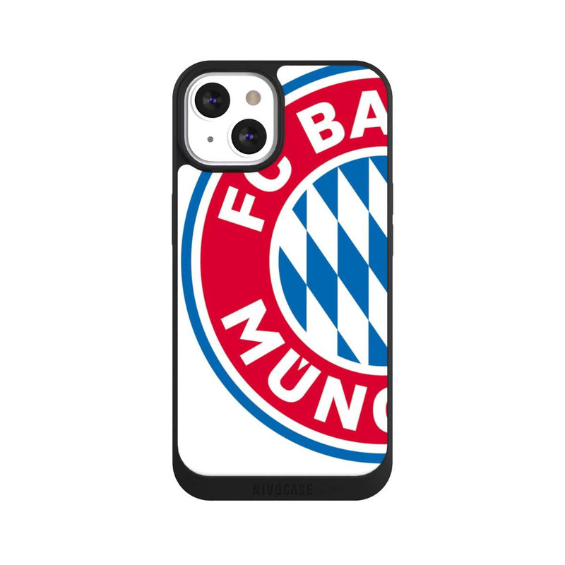 iPhone 13 NIVOpure Großes FCB Logo Weiß