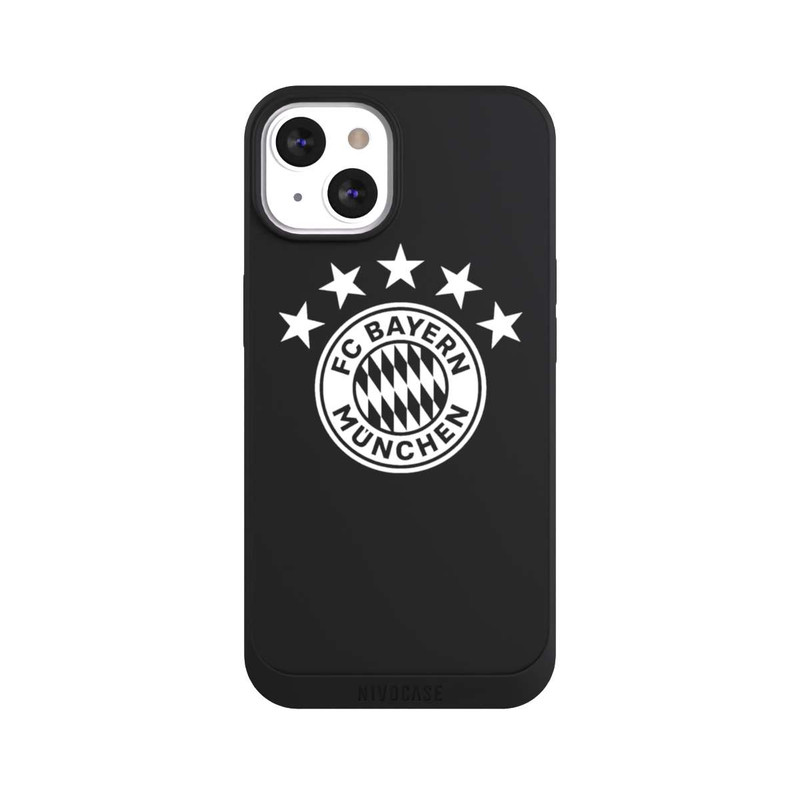 iPhone 13 NIVOpure FCB Logo einfarbig mit Sternen - ohne Hintergrund