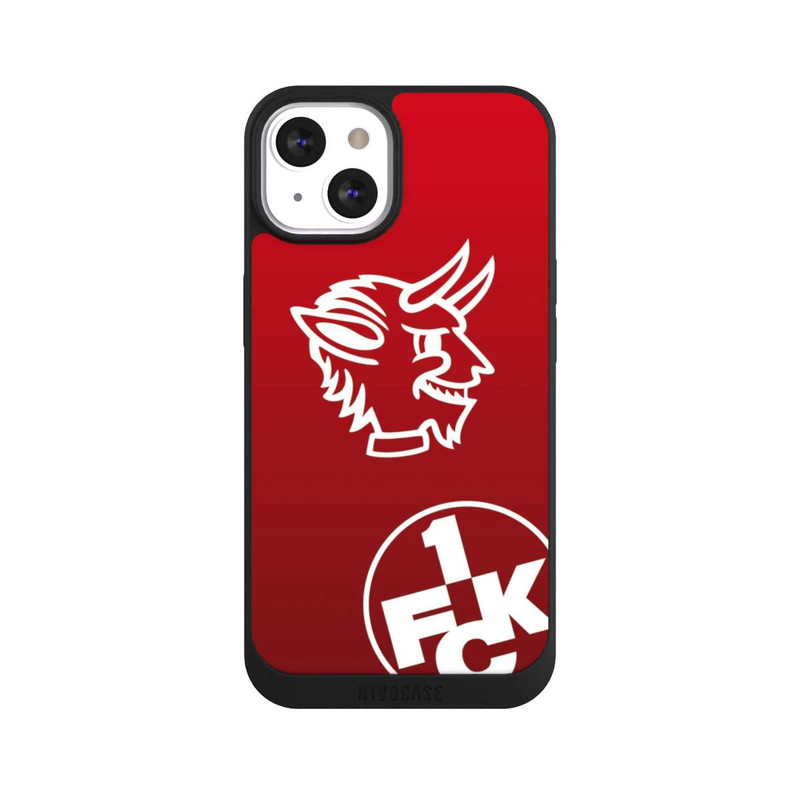 iPhone 13 NIVOpure Teufelskopf FCK auf Rot