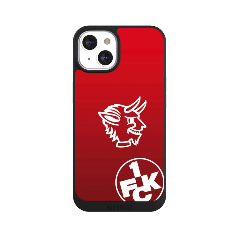 iPhone 13 NIVOpure Teufelskopf FCK auf Rot