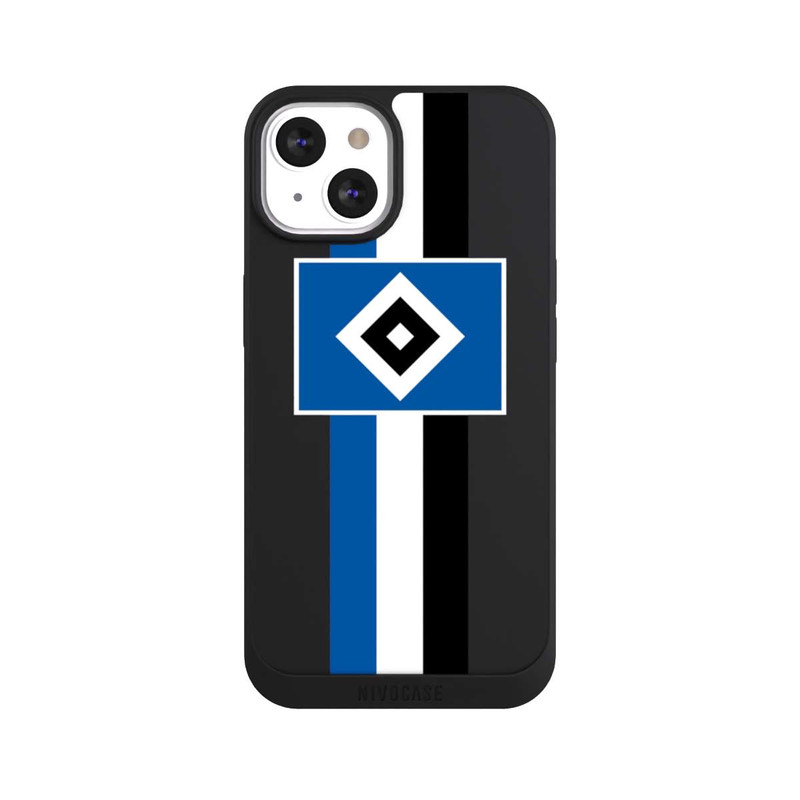 iPhone 13 NIVOpure HSV Streifen - Blau-Weiß-Schwarz - ohne Hintergrund