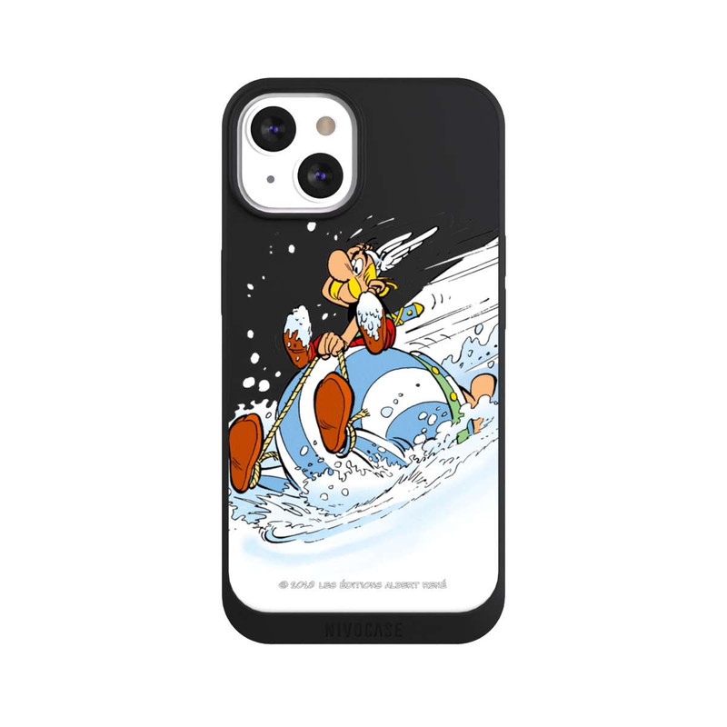 iPhone 13 NIVOpure Asterix & Obelix Schlitten Transparent