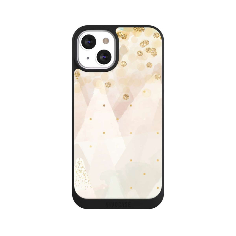 iPhone 13 NIVOpure Gold Glitter Snow Look