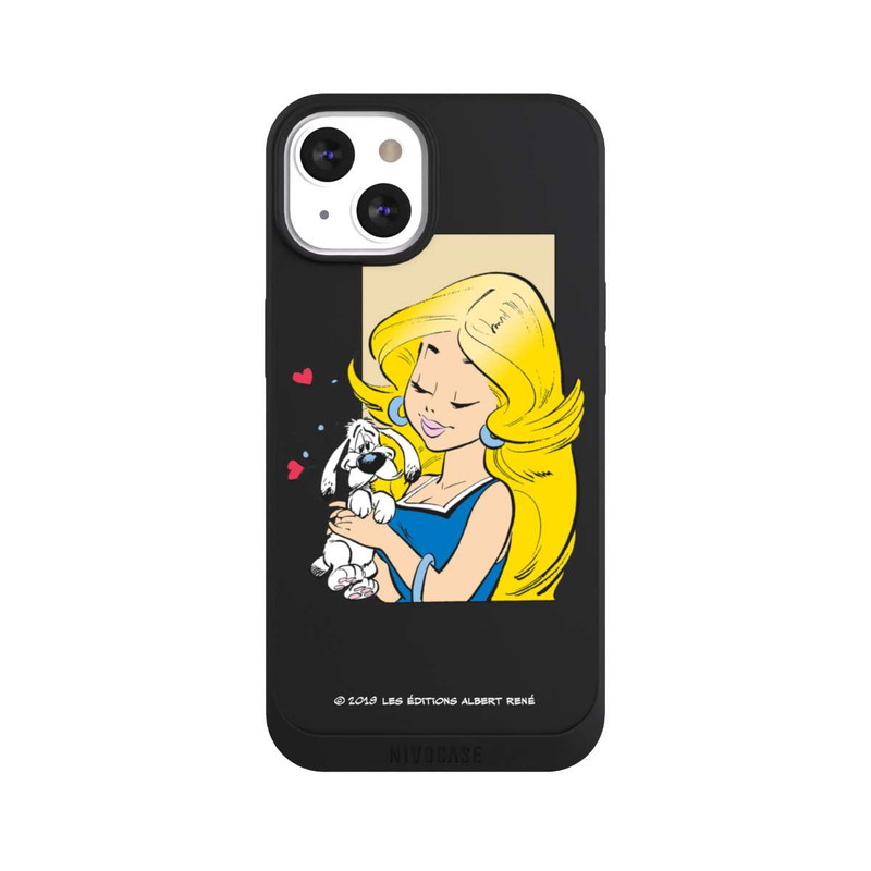 iPhone 13 NIVOpure Falbala et Idéfix Amoureux Transparent