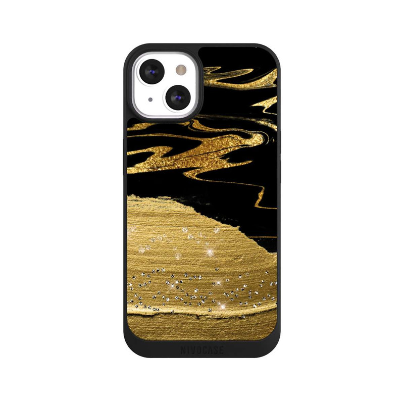 iPhone 13 NIVOpure Marmoradern im Goldlook